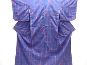 絣柄織り出し米沢紬着物